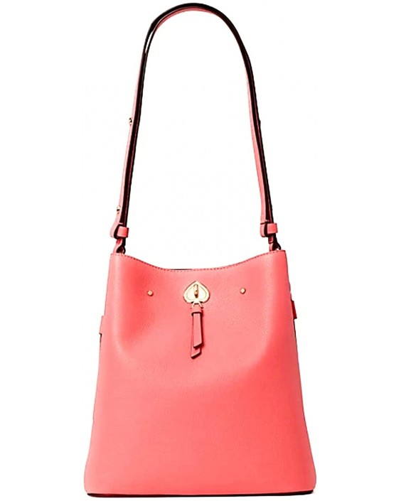 Kabelka KATE Spade New York MARTI LARGE BUCKET TOTE GARDEN PINK Kožená