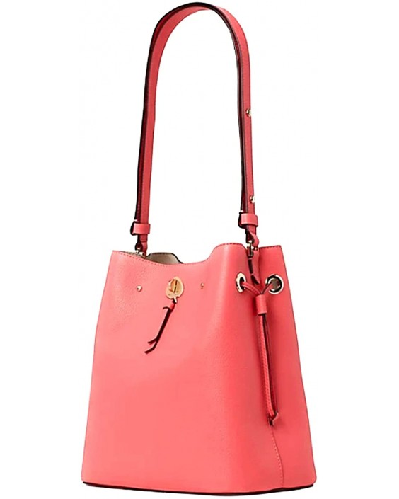 Kabelka KATE Spade New York MARTI LARGE BUCKET TOTE GARDEN PINK Kožená