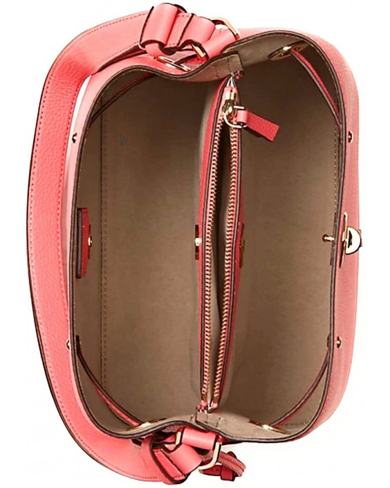 Kabelka KATE Spade New York MARTI LARGE BUCKET TOTE GARDEN PINK Kožená