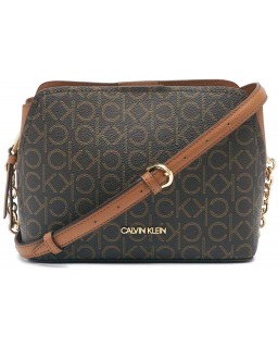 Kabelka Calvin Klein Hailey Signature Triple Compartment Chain Crossbody