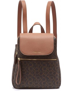 Kabelka Calvin Klein Reyna Signature Key Item Flap Backpack