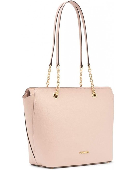 Kabelka Calvin Klein Hailey Micro Pebble Top Zip Chain Tote