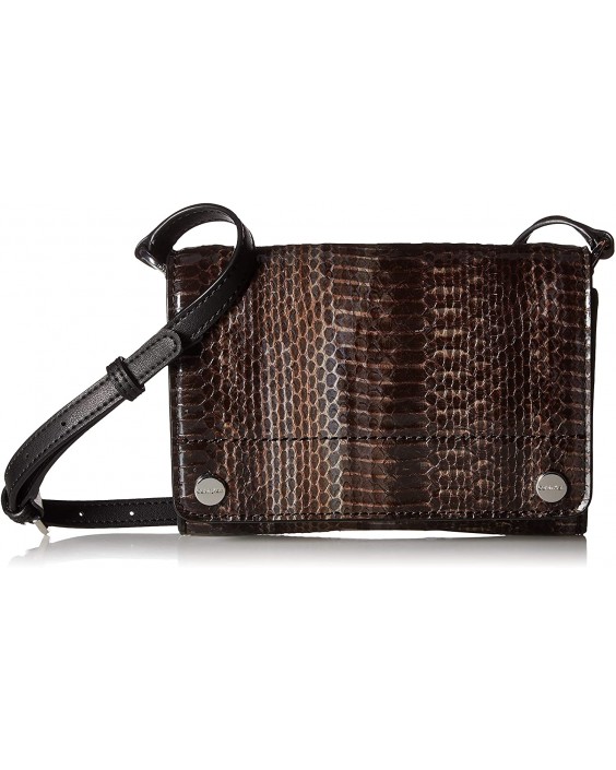 Kabelka Calvin Klein Patent Python Studded Flap Over Small Crossbody