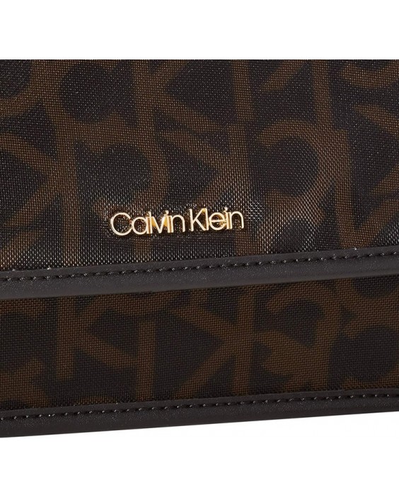 Kabelka Calvin Klein Ariela Signature Large Flap Crossbody