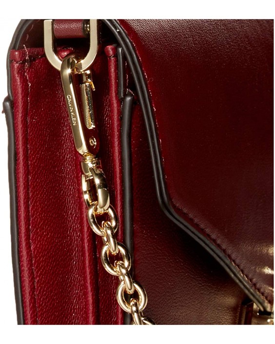 Kabelka Calvin Klein Soft Lock Positano Kožená Chain Organizational Crossbody