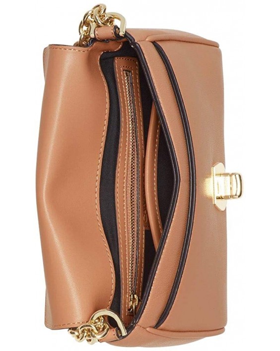 Kabelka Calvin Klein Soft Lock Lamb Kožená Small Convertible Crossbody