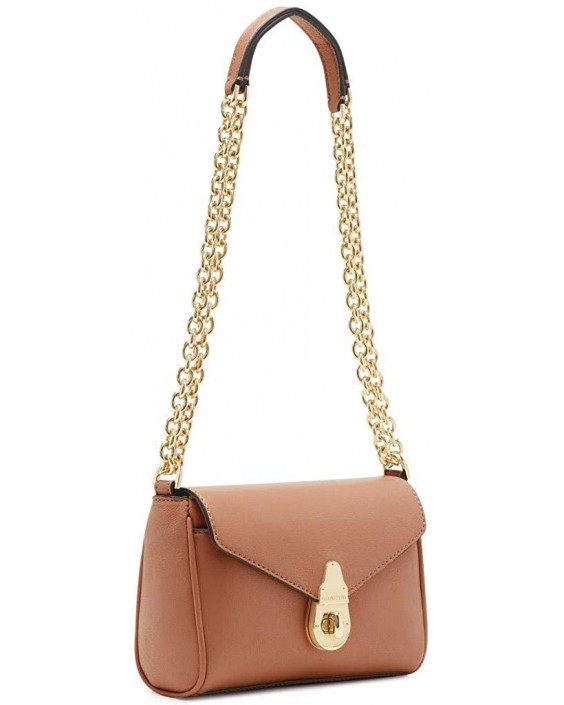 Kabelka Calvin Klein Soft Lock Lamb Kožená Small Convertible Crossbody