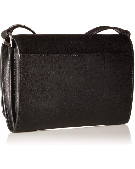 Kabelka Calvin Klein Saffiano Kožená Flap Over Small Crossbody