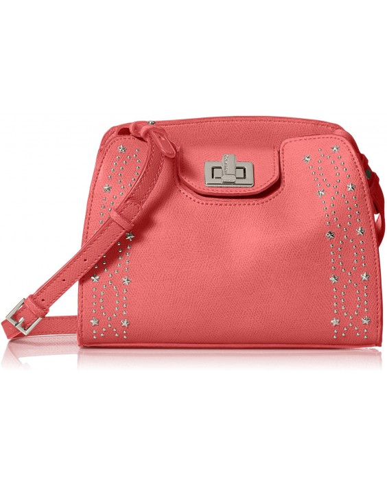 Kabelka Calvin Klein Clementine Mercury Kožená & Celestial Stud Embellished Crossbody