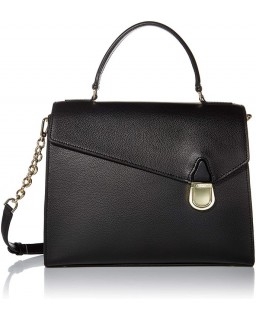 Kabelka Calvin Klein Iris Hermine Kožená Top Handle Satchel