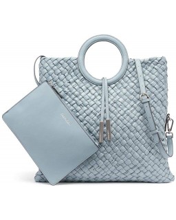 Kabelka Calvin Klein Naomi Woven Fold-Over Tote