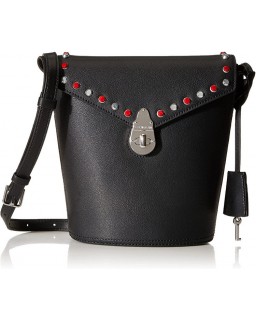 Kabelka Calvin Klein Statement Series Lock Flap Daytonna Kožená Bucket Crossbody