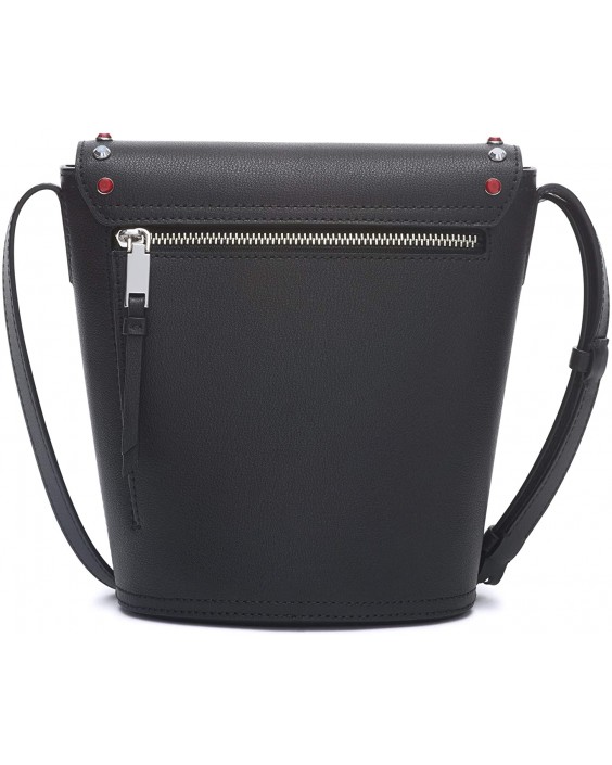 Kabelka Calvin Klein Statement Series Lock Flap Daytonna Kožená Bucket Crossbody