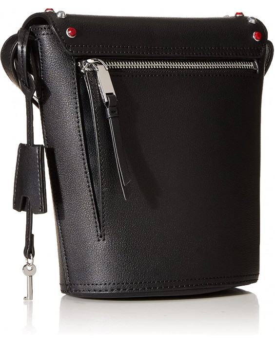 Kabelka Calvin Klein Statement Series Lock Flap Daytonna Kožená Bucket Crossbody