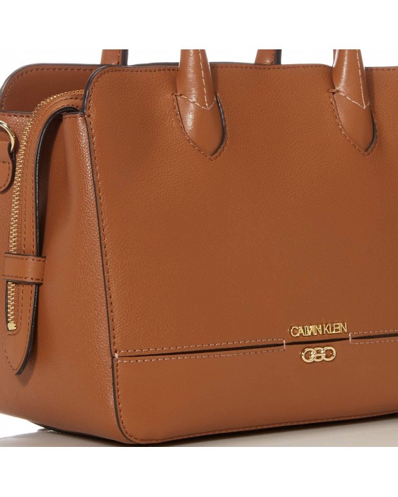 Kabelka Calvin Klein Sophia Micro Pebble Kožená Satchel