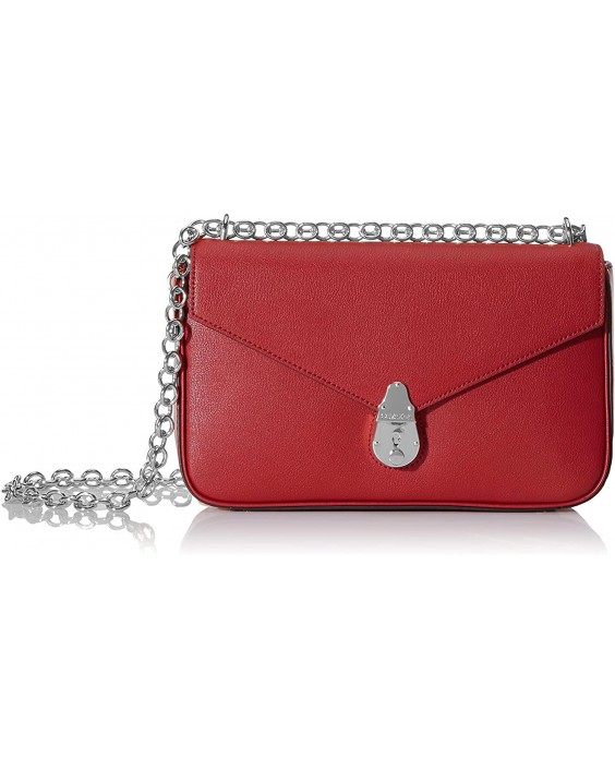 Kabelka Calvin Klein Statement Series Lock Daytonna Kožená Flap Convertible & Crossbody