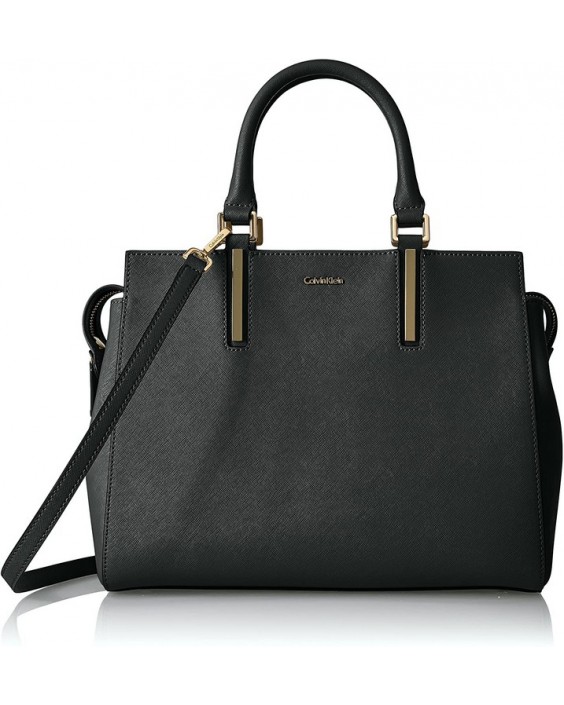 Kabelka Calvin Klein Saffiano Top Zip Medium Satchel