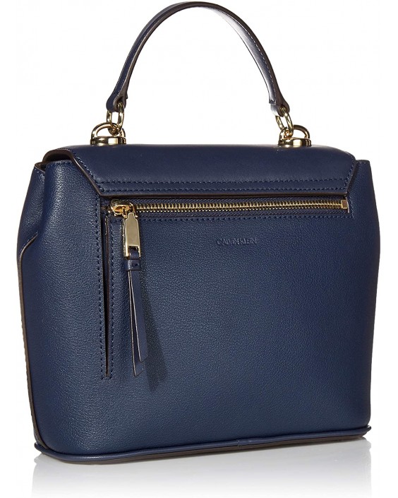 Kabelka Calvin Klein Evelyn Daytona Kožená Top Handle Crossbody