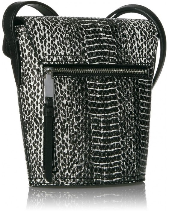 Kabelka Calvin Klein Statement Series Lock Daytonna Kožená Mini Bucket Crossbody