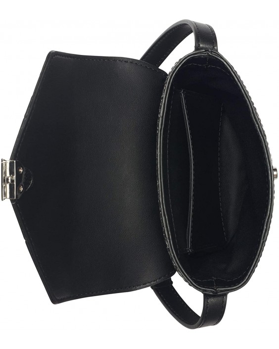 Kabelka Calvin Klein Statement Series Lock Daytonna Kožená Mini Bucket Crossbody