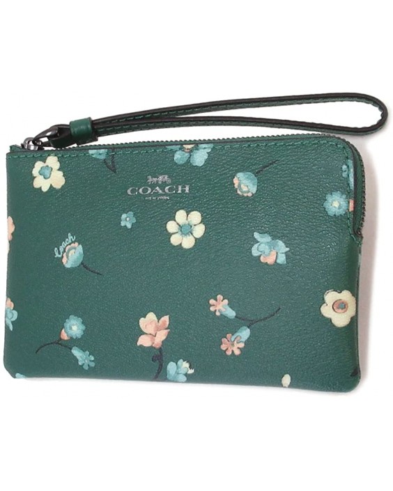 Kabelka Coach Corner Zip Wristlet In Signature Coated Canvas With Mystical Floral Print Style No. C8701