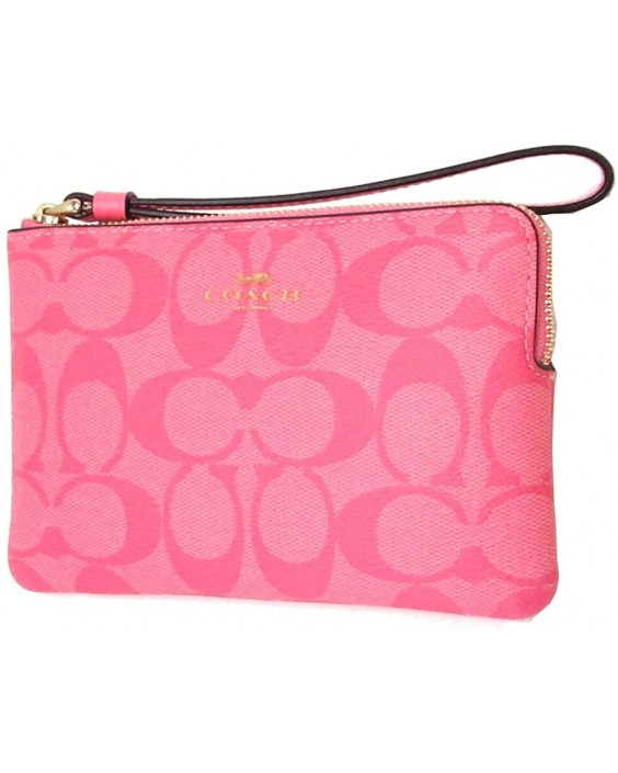 Kabelka Coach Corner Zip Small Wristlet Style No. 91178 Pink Lemonade