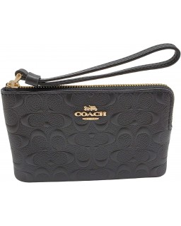 Kabelka Coach F67555 Signature Kožená Corner Zip Wristlet