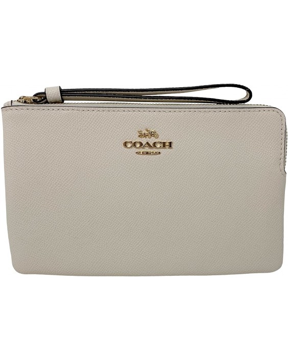 Kabelka Coach Crossgrain Kožená Large Wristlet Style No. 3888 Chalk