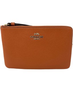 Kabelka Coach Crossgrain Kožená Large Wristlet Style No. 3888 Ginger