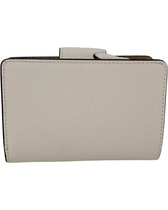 Coach Crossgrain Kožená Medium Corner Zip Chalk Style No. 6390