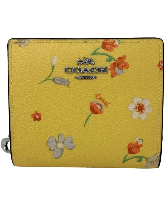 Coach Snap in Mystical Floral Print Yellow Style No C8703