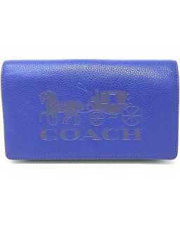 Kabelka Coach Anna Foldover Clutch Crossbody In Colorblock With Horse And Carriage