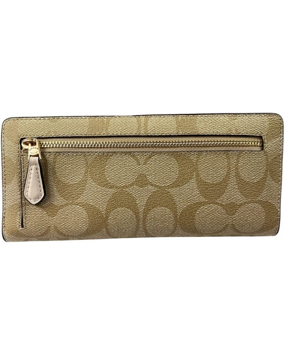 Coach Signature Slim in Light Khaki Chalk