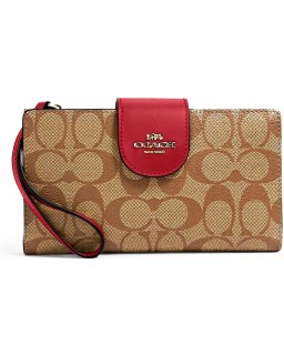 COACH Tech Phone In Signature Canvas