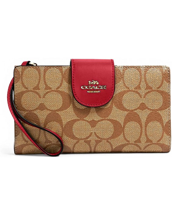 COACH Tech Phone In Signature Canvas