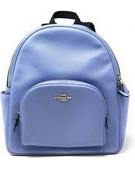 Kabelka Coach Court Backpack (Pebble Kožená - Marble Blue)