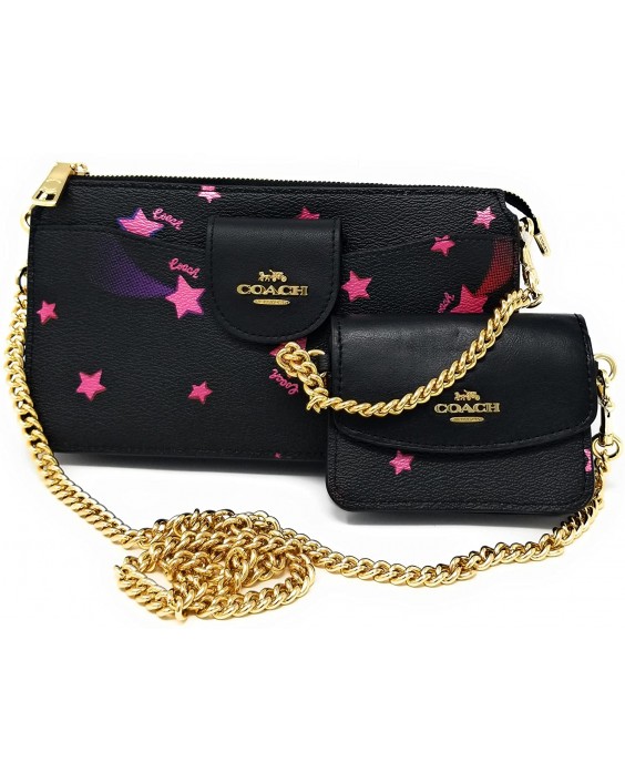 Kabelka Coach Poppy Crossbody With Disco Star Print