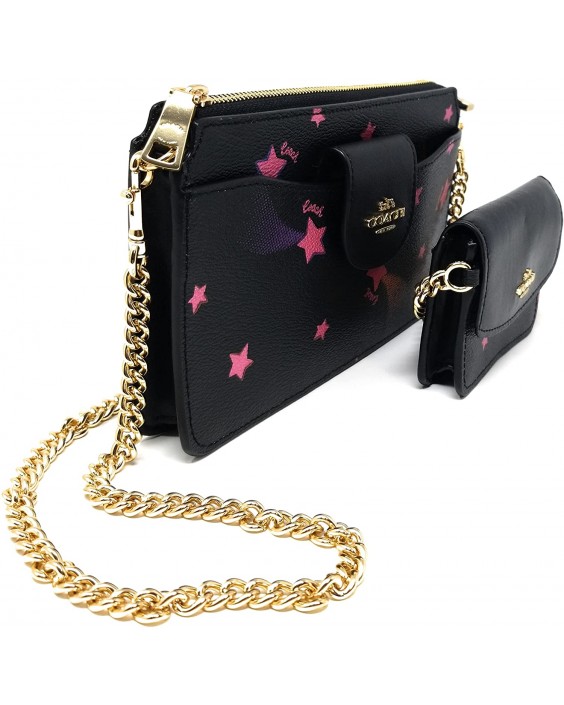 Kabelka Coach Poppy Crossbody With Disco Star Print