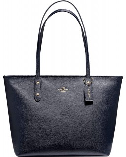 Kabelka Coach Crossgrain Kožená City Zip Tote