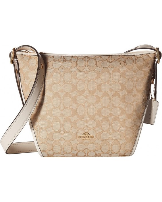 Kabelka COACH Small Dufflette in Signature Li/Light Khaki/Chalk One Size