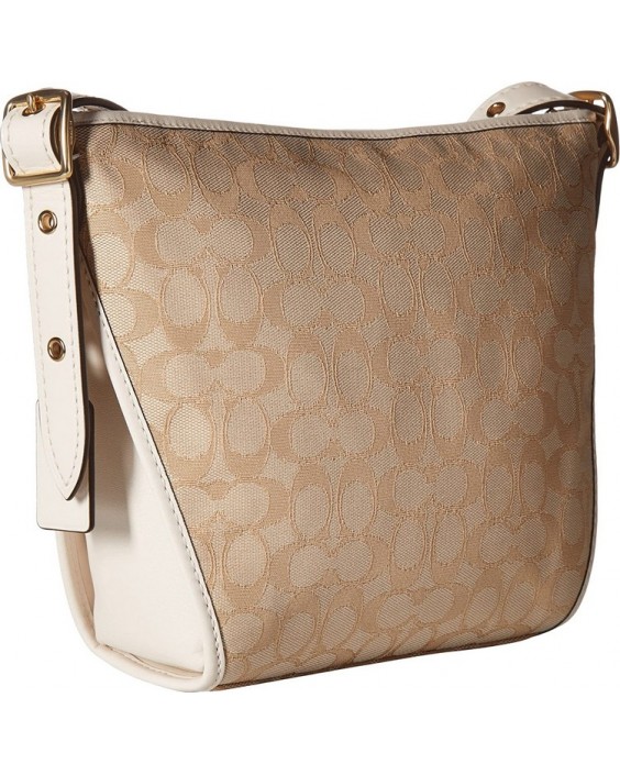 Kabelka COACH Small Dufflette in Signature Li/Light Khaki/Chalk One Size