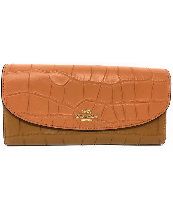 COACH F27482 SLIM ENVELOP EMBOSSED Kožená