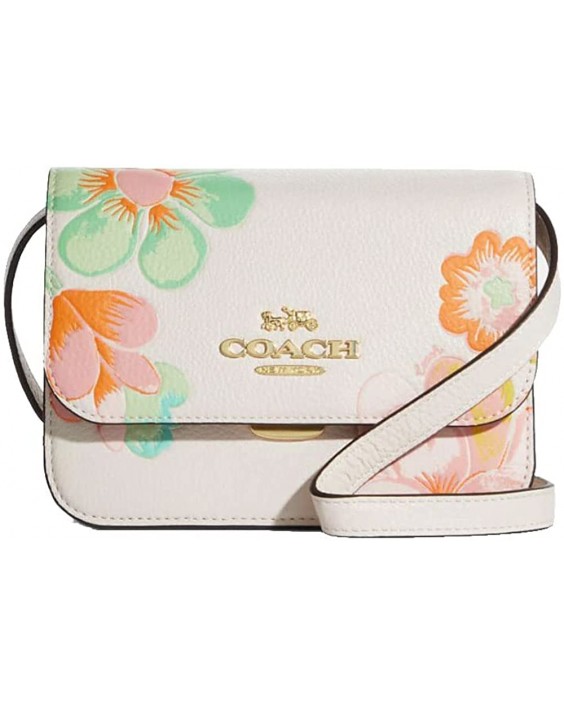 Kabelka Coach Mini Brynn Crossbody (Pebbled Kožená - Dreamy Land Floral Print - Chalk Multi)