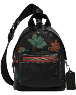 Kabelka Coach Small West Backpack Crossbody With Dreamy Leaves Print