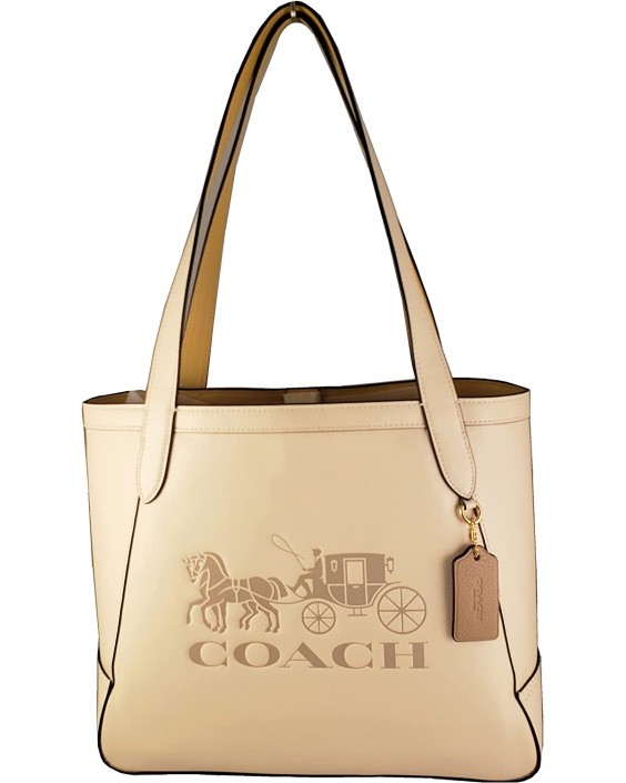 Kabelka Coach Horse And Carriage Emblem Kožená Tote - C4063