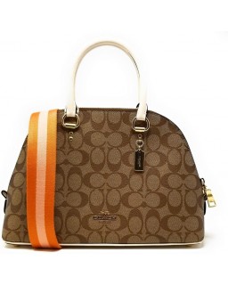 Kabelka Coach Katy Satchel in Signature Canvas