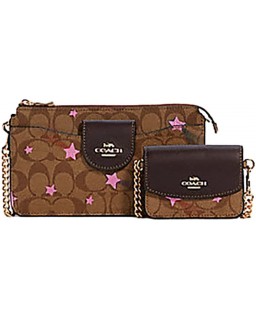 Kabelka Coach Poppy Crossbody In Signature Canvas With Disco Star Print