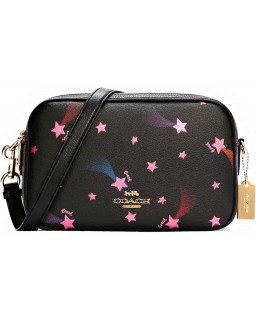 Kabelka COACH Large Jes Crossbody In Signature Canvas (Black Multi With Disco Star Print)