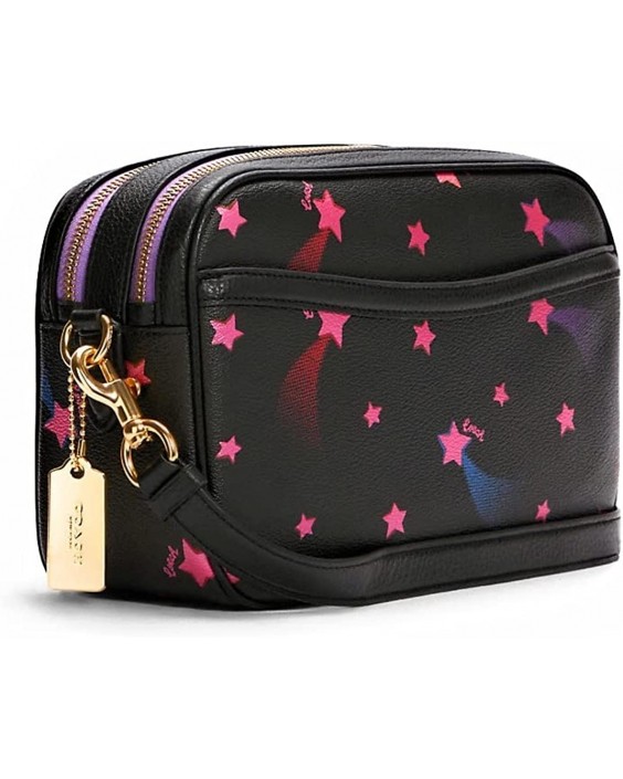 Kabelka COACH Large Jes Crossbody In Signature Canvas (Black Multi With Disco Star Print)