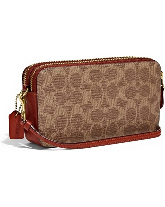 Kabelka COACH Pebbled Crossbody Clutch